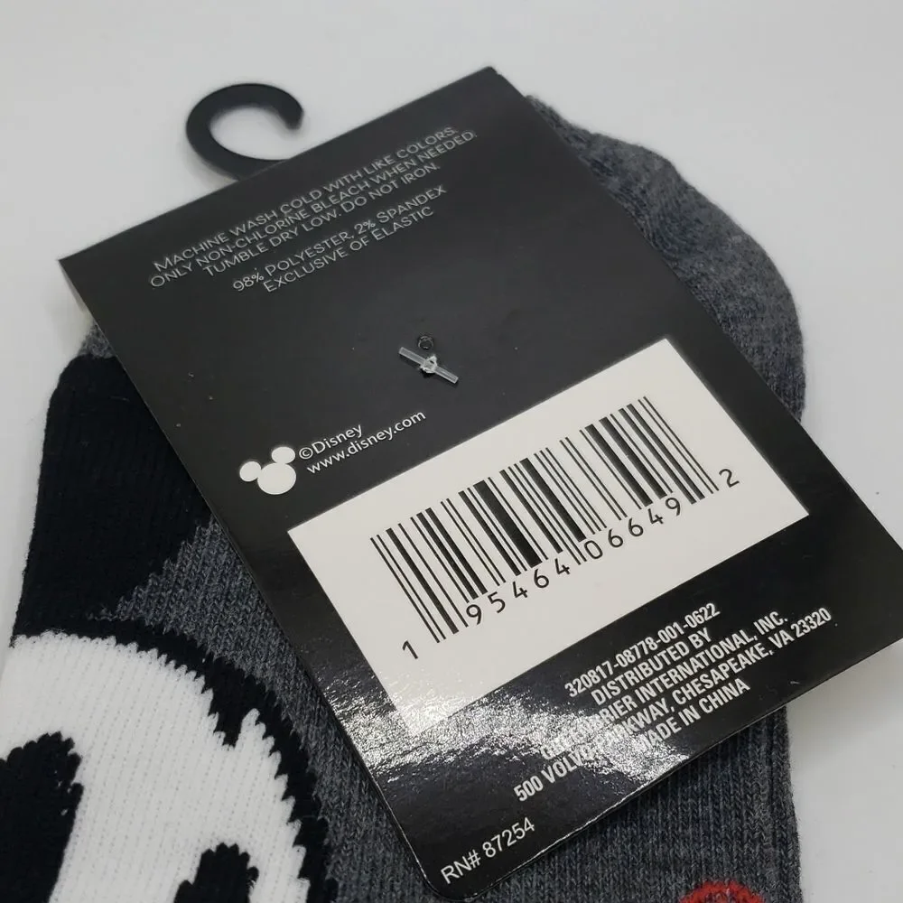 MICKEY Mouse ankle no show socks Disney accessories